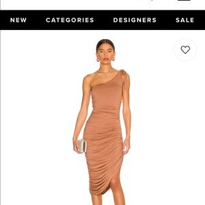 Montreal Dress in Milk Chocolate - MAJORELLE